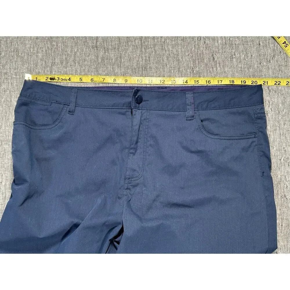 Johnnie O Marin Prep-Formance Pants Mens 40x32 High Tide 5-Pocket Stretch